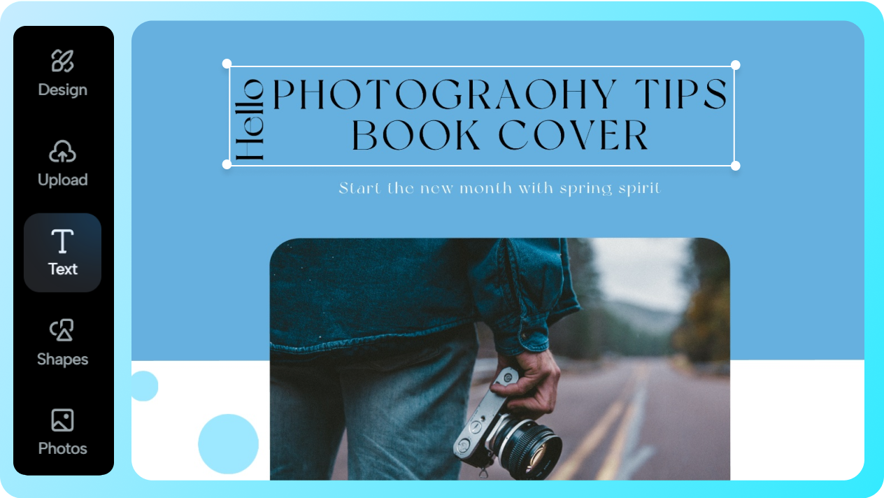 Create photographic covers